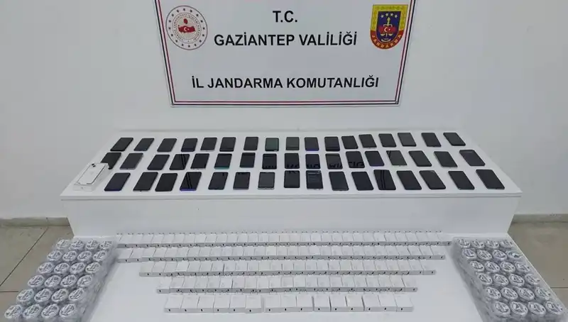 Gaziantep'te Kaçak Telefon Operasyonu: 1,3 Milyon TL Değerinde Ele Geçirildi