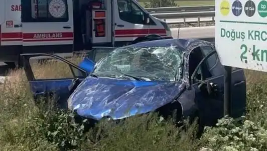 Kontrolden Çıkan Araç Takla Attı: Şok Edici Kaza Sonrası İki Yaralı