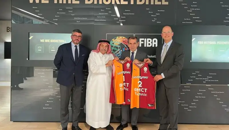 Galatasaray'dan FIBA'ya Tarihi Ziyaret: Basketbolun Yıldızları Buluştu!