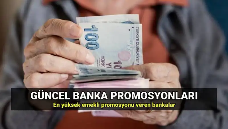 2025 Yılında Emekli Promosyonlarında En Dikkat Çeken Bankalar
