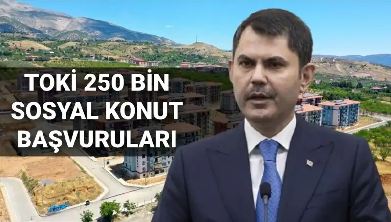 2025’te TOKİ 250 Bin Sosyal Konut Başvuruları İçin Tarih Açıklandı!