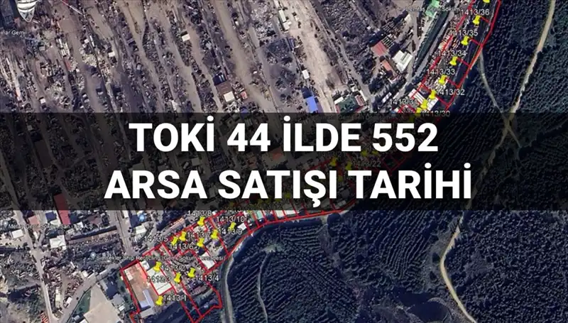 TOKİ 2025'te 44 İlde 552 Arsa Satışı İçin Taraflar Arasında Açık Artırma Düzenliyor