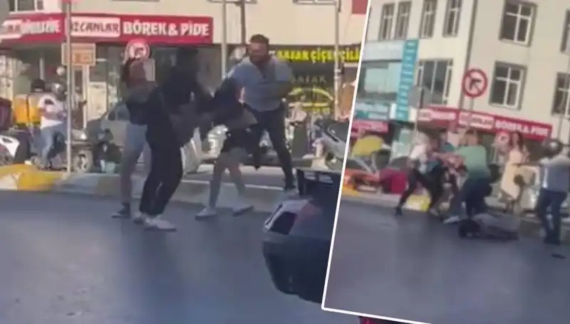 Esenyurt'ta Kadın Motosikletlilere Yönelik Şok Edici Saldırı