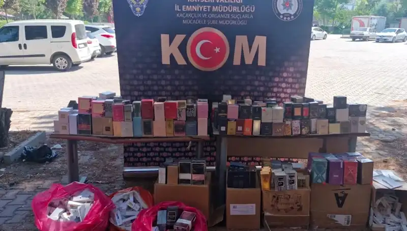 Kayseri'de Kaçak Parfüm Operasyonu: İki Gözaltı ile Suç Çetesi Çökertildi